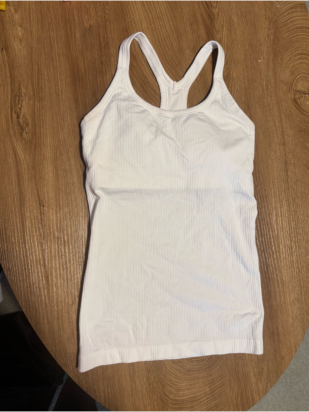 Lululemon Women’s White Racerback Tank Top